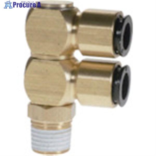 チヨダ チューブ継手 フジ ダブルバンジョー(金属) 6mm R1/4  ▼808-3712 6-0...