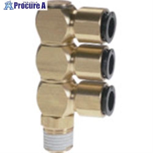 チヨダ チューブ継手 フジ トリプルバンジョー(金属) 6mm R1/4  ■▼808-3714 6...