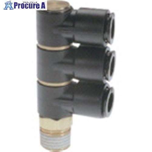チヨダ チューブ継手 フジ トリプルバンジョー(樹脂) 6mm R1/4  ■▼808-3798 6...