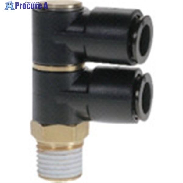 チヨダ チューブ継手 フジ ダブルバンジョー(樹脂) 8mm R1/4  ▼808-3940 8R-...
