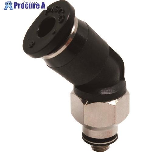 PISCO チューブフィッティングミニ 45°エルボ  ■▼809-5567 PLH3M3M  10...