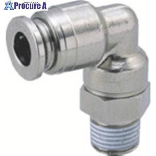 PISCO ワンタッチ接手 チューブフィッティングブラスエルボ チューブ6ネジR1/4ゴムFKMカバ...