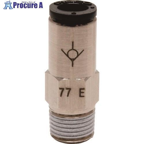 PISCO チェックバルブ ストレート オネジ側入力チューブ6ネジR1/8  ■▼809-5918 ...