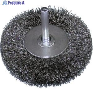 ヤナセ 軸付ホイールブラシ 鋼線 25X10X6X35 ▼812-3867 BKF-25 1個