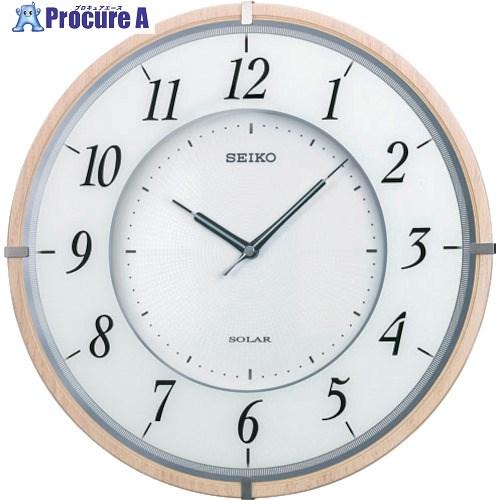 SEIKO 薄型ソーラー電波掛時計 木枠  ■▼813-2965 SF501B  1個