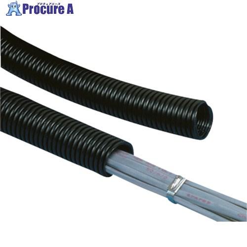 PANDUIT コルゲートチューブ 耐熱性ナイロン6 スリットなし 黒  ■▼814-6643 CL...