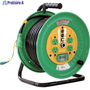 NICHIDO 電工ドラム びっくリール アースなし 30m ▽814-7349 NICHIDO 電工ドラム びっくリール アースなし 30m ▽814-7349