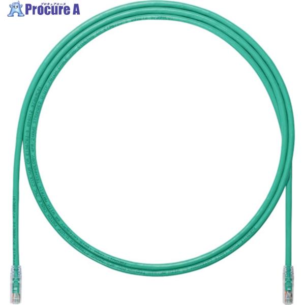 PANDUIT カテゴリ6細径パッチコード 3m 緑 UTP28SP3MGR  ▼818-0605 ...