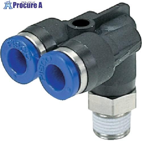 PISCO 耐腐蝕性SUS303相当継手 ブランチエルボチューブ8ネジR1/4  ■▼818-202...