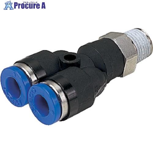 PISCO 耐腐蝕性SUS303相当継手 ブランチワイチューブ12ネジR1/2  ■▼818-220...