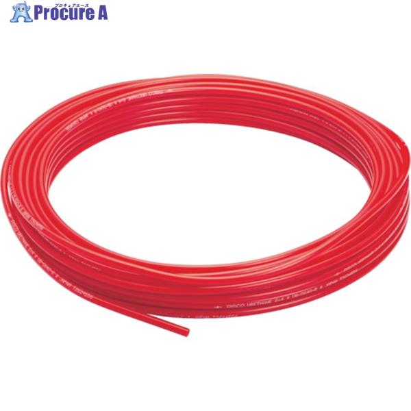 PISCO ポリウレタンチューブ レッド 10×6.5 20M  ▼818-2351 UB1065-...