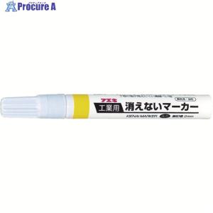 フエキ 工業用消えないマーカー 中字 黄 ▼81...の商品画像
