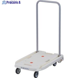 TRUSCO 樹脂台車 こまわり君 省音G車輪 600X390 ホワイト  ▼818-6980 MP-6039N2-W  1台