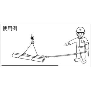 TRUSCO 介錯ロープ 線径12mmX長さ7...の詳細画像1
