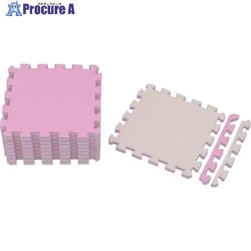 IRIS 527524 ジョイントマット 30×30 9枚 ピンク/ベージュ  ■▼818-9636...
