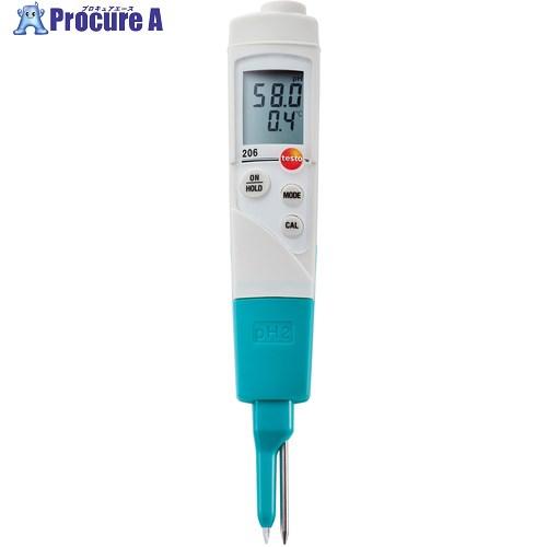 TESTO 食品用pH計 食品用電極一体型  ■▼819-3713 TESTO206-2  1台