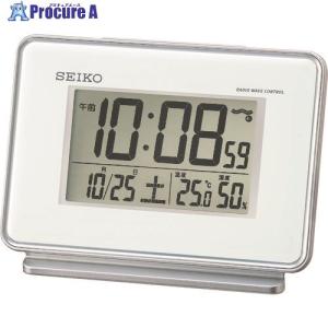 SEIKO 温湿度付き電波時計  ▼820-2566 SQ767W  1個｜procure-a