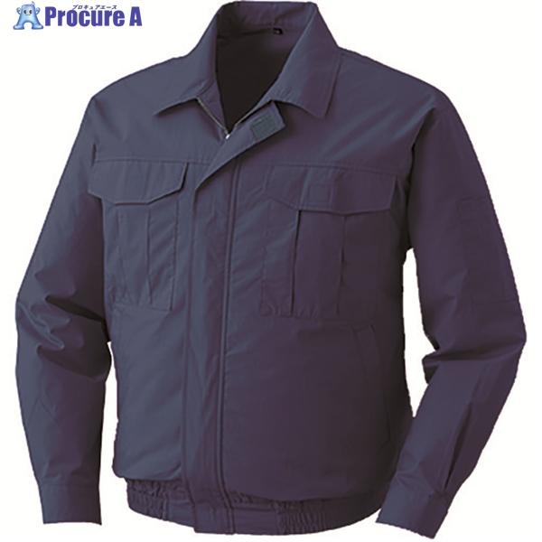 空調服 冷却上着 綿薄手ワーク空調服[[R下]] KU90550 ウエアのみ ダークブルー 4L  ...