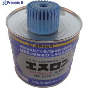 エスロン 接着剤 NO.20Sホワイト 500G ▼827-8655 S205GW 1缶