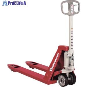 Bishamon ハンドパレットトラック 低床式 均等荷重2500kg フォーク長さ1150mm ■▼827-9639 BM25L-L65 1台