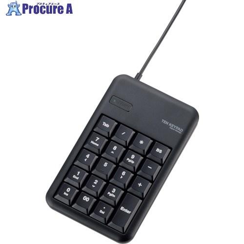 ELECOM 2ポートUSB2.0HUB付コンパクトテンキーパッド ブラック  ■▼828-2954...