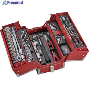 TONE 整備用工具セット ツールセット (レッド仕様) 間口433×奥行 TONE 整備用工具セット ツールセット (レッド仕様) 間口433×奥行