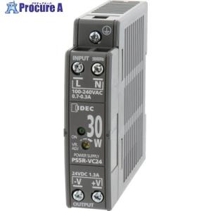 IDEC PS5R-V形スイッチングパワーサプライ(薄形DINレール取付電源)  ▼833-8779 PS5R-VC24  1台