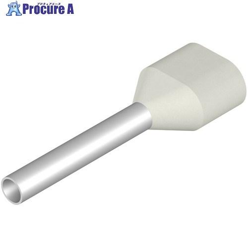 ワイドミュラー 2本用絶縁カバー付圧着端子 H0.75/19S ZH W フェル  ■▼850-08...