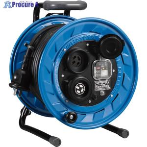 ハタヤ 三相200V型屋外用コードリール 30m アース・ブレーカー付 ▼851-3836 BFS-302M 1台
