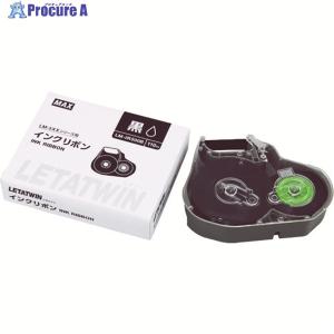 マックス MAX LM-IR340B 黒 50m巻 レタツイン用インクリボンカセット