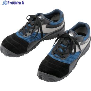 ミドリ安全 屈曲作業向けプロスニーカー TS-110N黒/ブルー 23.5cm  ▼855-5294 TS-110N-BK/BL-23.5  1足