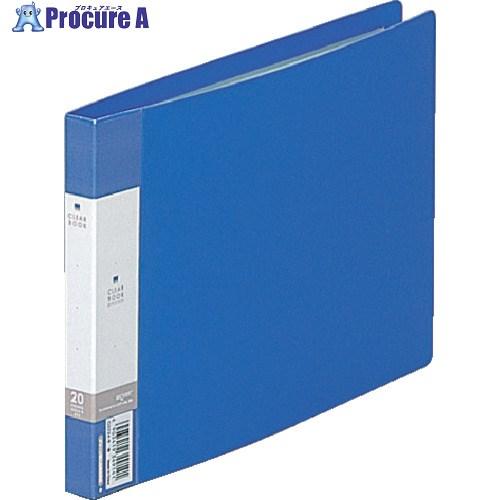 LIHIT A5/E クリヤーブック(20枚) 青  ▼855-9721 G3224-8  1冊