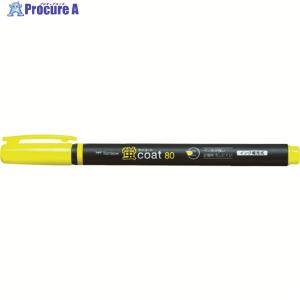 Tombow 蛍光マーカー蛍COAT80 黄 ▼855-9919 WA-SC91 1本