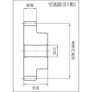KHK 平歯車SS1-28 ▼856-5132...の詳細画像1