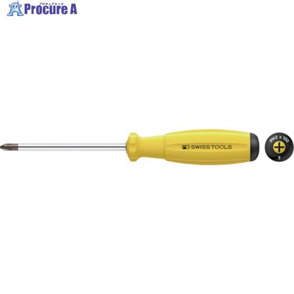 PBスイスツールズ スイスグリップ・プラスドライバー 全長140 サイズ#0  ▼857-2080 ...