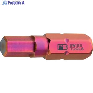 PBスイスツールズ C6-213Z-1/4 六角ビット   857-2626 C6-213-1/4  1本