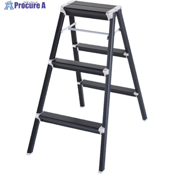 ハセガワ 踏み台 強力型 80cm ブラック  ▼858-6414 SK2.0-08BK  1台