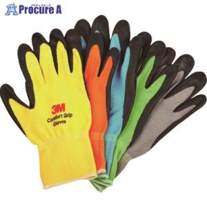 3M 一般作業用コンフォートグリップグローブ 5色セット Lサイズ  ▼859-1096 GLOVE 5SET L  1S｜procure-a