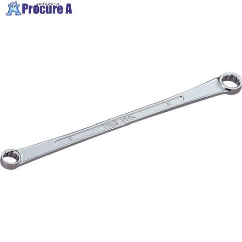 TONE ロングメガネレンチ 対辺寸法22×24mm  ■▼864-2693 M15-2224HP ...