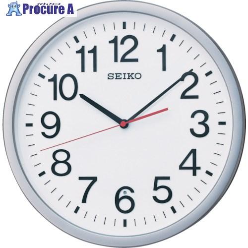 SEIKO 電波掛時計 直径361×48 P枠 銀色メタリック  ▼866-6727 KX229S ...