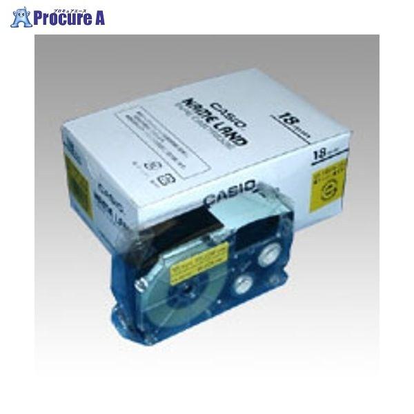 CASIO ネームランドエコテープ18mm 5個入 XR-18YW-5P-E ▼21508 ●a55...