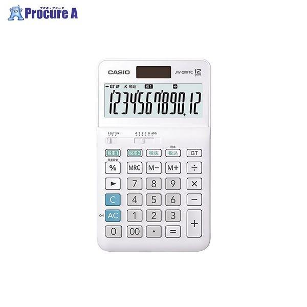 CASIO W税電卓 JW-200TC-N ▼42379 カシオ計算機(株) ●a559