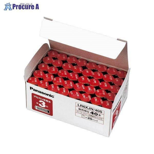 Panasonic アルカリ電池 単3 40個 オフィス LR6XJN/40S ▼59914 パナソ...