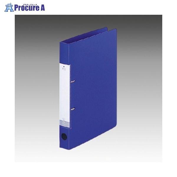 LIHIT LAB. Dリングファイル A4S 2穴 青 G2220-8 ▼70047 (株)リヒト...