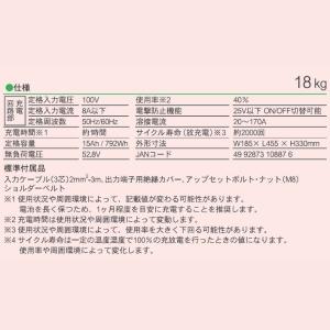 育良精機 リチウムイオンバッテリー内蔵アーク溶...の詳細画像2