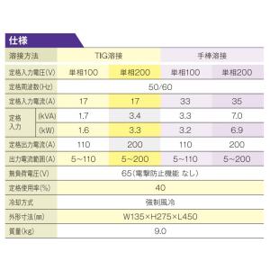 マイト工業 TIG溶接機 100v 200v ...の詳細画像5
