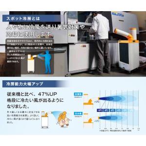 スイデン スポットエアコン洗練型1口 首振りな...の詳細画像3