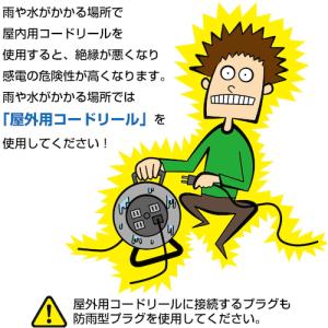 ハタヤリミテッド/HATAYA 防雨型コードリ...の詳細画像2