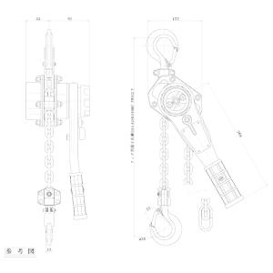 象印 レバーホイスト YA型 YA-80 YA...の詳細画像4