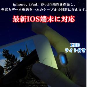 iPhone L字型 LEDランプ付き 1m ...の詳細画像2